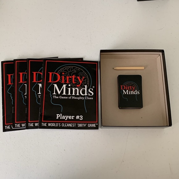 Dirty Minds Board Game The Game of Naughty Clues Black Red 17+ • - Picture 3 of 3